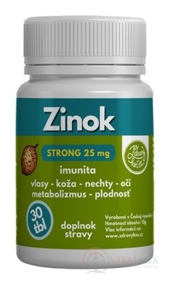 MEDICAL Zinok Strong 25 mg tbl 1x30 ks