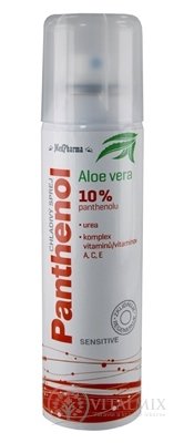 MedPharma PANTHENOL 10% CHLADIVÝ SPREJ Sensitive, s Aloe vera 1x150 ml