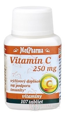 MedPharma Vitamín C 250 mg tbl 1x107 ks