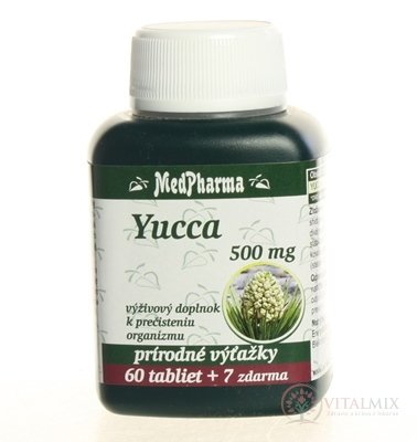 MedPharma YUCCA 500MG tbl 60+7 zadarmo (67 ks)