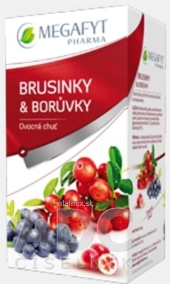 MEGAFYT BRUSNICE & ČUČORIEDKY ovocný čaj 20x2 g (40 g)