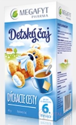 MEGAFYT Detský čaj DÝCHACIE CESTY inov.2015, bylinný čaj, 20x2 g (40 g)