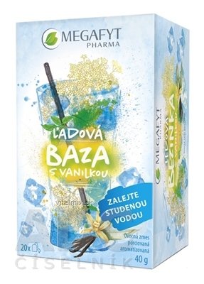 MEGAFYT Ľadová baza s vanilkou ovocná zmes 20x2 g (40 g)