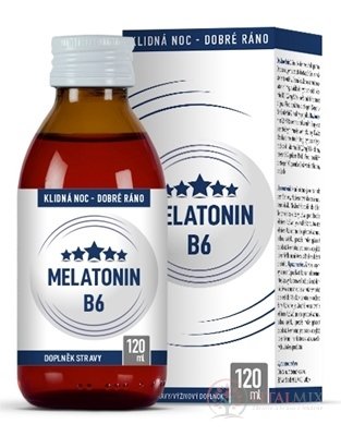 MELATONÍN B6 - Clinical sirup + maska na spanie zadarmo 1x120 ml