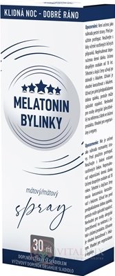 MELATONÍN BYLINKY - Clinical sprej, mätový 1x30 ml