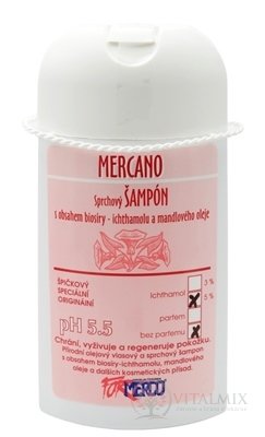 MERCANO 5% sprchový šampón 1x250 ml
