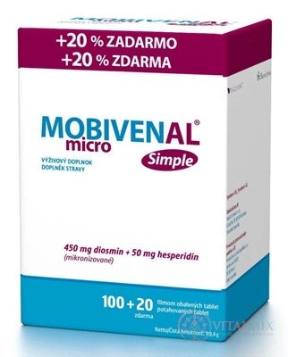 MOBIVENAL micro Simple tbl flm 100+20 zadarmo (120 ks)