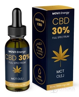 MOVit CBD 30% Full Spectrum MCT OLEJ 1x10 ml