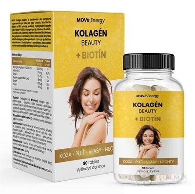 MOVit Kolagén Beauty + Biotín tbl 1x90 ks