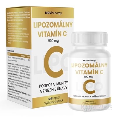 MOVit Lipozomálny vitamín C 500 mg cps 1x120 ks