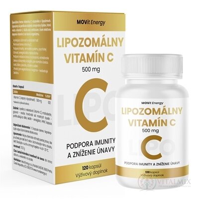 MOVit Lipozomálny vitamín C 500 mg cps 1x120 ks