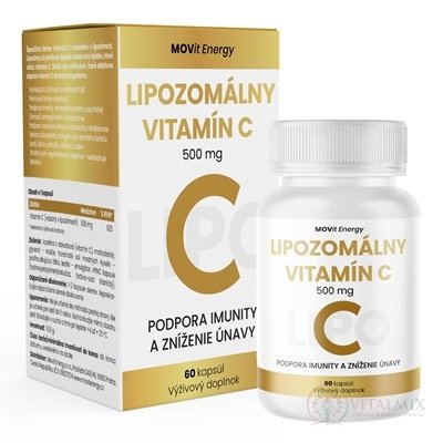 MOVit Lipozomálny vitamín C 500 mg cps 1x60 ks