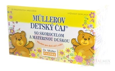 Müllerov DETSKÝ ČAJ bylinný čaj 20x1,5 g (30 g)