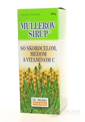 MÜLLEROV SIRUP SO SKOROCELOM, MEDOM A VIT. C 1x320 g