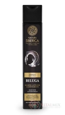 NATURA SIBERICA BELUGA Shampoo šampón - aktivátor proti vypadávaniu vlasov Beluga, 1x250 ml