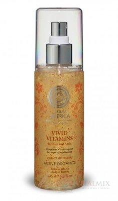 NATURA SIBERICA VIVID VITAMINS For Hair and Body živé vitamíny s okamžitou hydratáciou na vlasy a telo, 1x125 ml