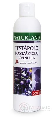 NATURLAND OŠETRUJÚCI MASÁŽNY OLEJ S LEVANDUĽOU 1x200 ml