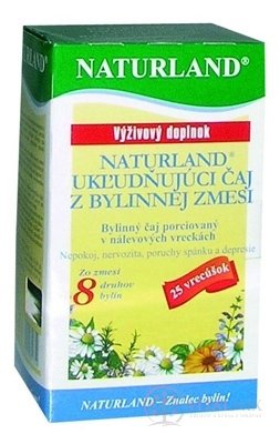 NATURLAND UKĽUDŇUJÚCA BYLINNÁ ZMES nálevové vrecúška 25x1,5 g (37,5 g)