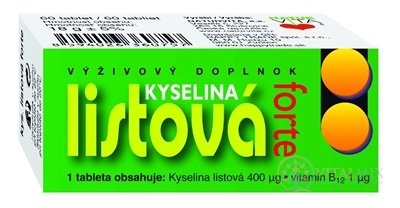 NATURVITA KYSELINA LISTOVÁ FORTE tbl 1x60 ks