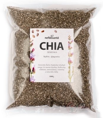 nefdesanté CHIA semienka semená Šalvie (Salvia Hispanica) 1x1000 g