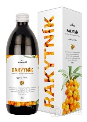 nefdesanté RAKYTNÍK šťava, s vitamínom C, 1x500 ml