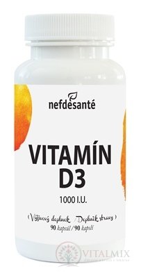 nefdesanté VITAMÍN D3 1000 I.U. cps 1x90 ks