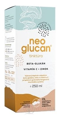 NeoGlucan tinktúra beta-glukán, vitamín C a zinok 1x250 ml