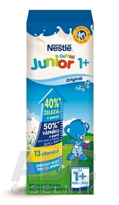 Nestlé JUNIOR 1+ Originál mliečna výživa pre batoľatá (od ukonč. 1. roka) 1x200 ml