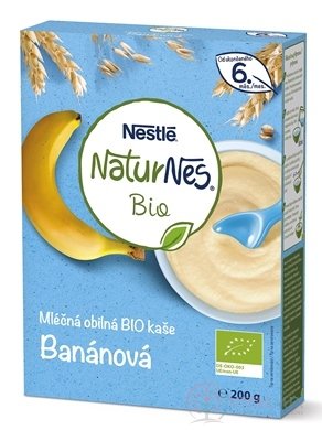 Nestlé NaturNes BIO Banánová mliečna obilná kaša 1x200 g