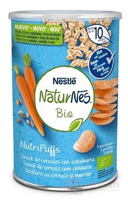 Nestlé NaturNes BIO Chrumky Mrkvové pšenično-ovsené (od ukonč. 10. mesiaca) 1x35 g