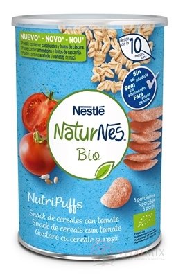 Nestlé NaturNes BIO Chrumky Paradajkové pšenično-ovsené (od ukonč. 10. mesiaca) 1x35 g