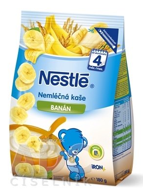 Nestlé Nemliečna kaša BANÁNOVÁ (od ukonč. 4. mesiaca) 1x180 g