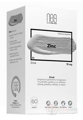 nesVITAMINS Zinc 15 mg cps 1x60 ks
