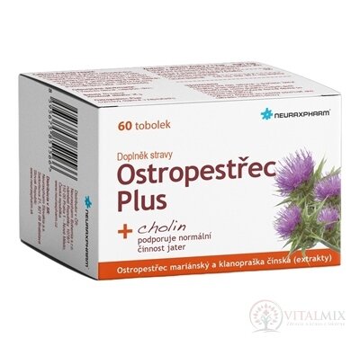 Neuraxpharm Ostropestrec Plus cps 1x60 ks