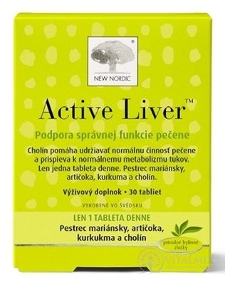 NEW NORDIC Active Liver tbl 1x30 ks