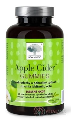 NEW NORDIC Apple Cider GUMMIES želé bonbóny s príchuťou jablko 1x60 ks