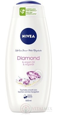 NIVEA Sprchový gél DIAMOND & Argan oil 1x500 ml