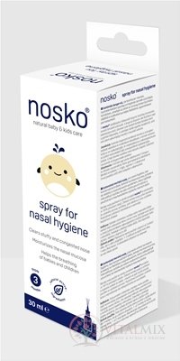 nosko sprej na nosovú hygienu izotonická morská voda 1x30 ml