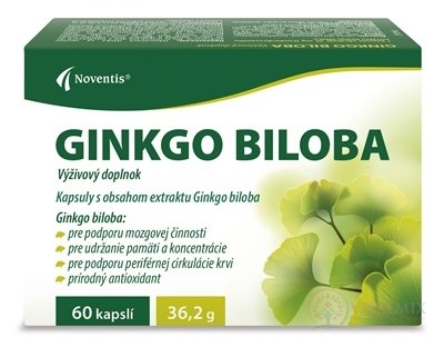 Noventis GINKGO BILOBA cps 1x60 ks