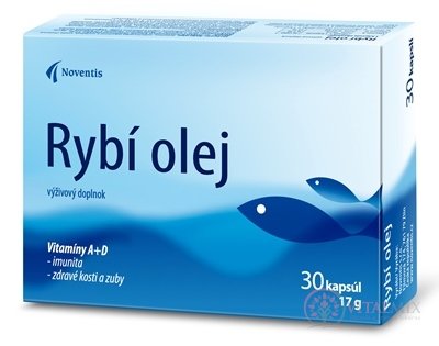 Noventis Rybí olej cps 2x15 ks (30 ks)