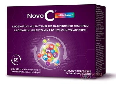 Novo C Multivitamin lipozomálny, kapsuly 1x30 ks