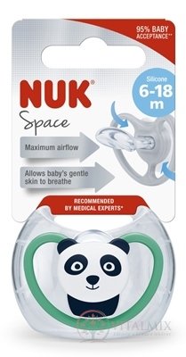 NUK Cumlík Space 6-18m BOX silikónový, 1x1 ks