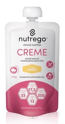 Nutrego CREME s príchuťou vanilka 12x175 g (2100 g)