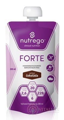 Nutrego FORTE s príchuťou čokoláda 12x200 ml