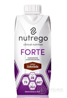 Nutrego FORTE s príchuťou čokoláda 12x330 ml
