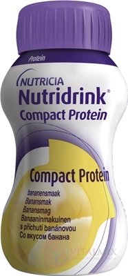 NUTRIDRINK COMPACT PROTEIN s banánovou príchuťou 24x125 ml (3000 ml)