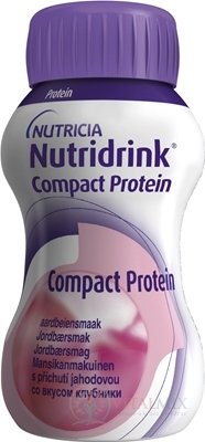 NUTRIDRINK COMPACT PROTEIN s jahodovou príchuťou 24x125 ml (3000 ml)