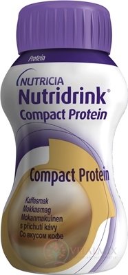 NUTRIDRINK COMPACT PROTEIN s príchuťou mocca (inov.2022) 24x125 ml (3000 ml)