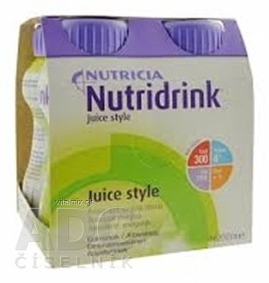 Nutridrink Juice Style s jablkovou príchuťou 4x200 ml