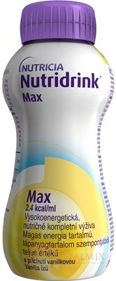 Nutridrink Max s vanilkovou príchuťou (inov.2021) 4x300 ml (1200 ml)